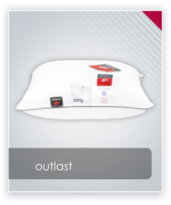 Poduszka OUTLAST AMZ termoaktywna 50x60 gładka