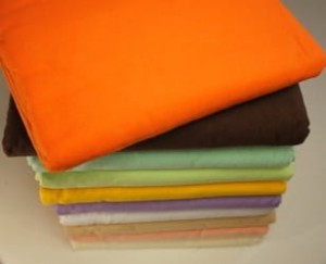 Prześcieradło flanela bez gumki - pomarańcz - 200x220