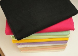 Prześcieradło flanela bez gumki - czarny- 200x220