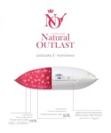 Poduszka NATURAL OUTLAST trzykomorowa termoaktywna 100% puch 50x60