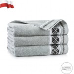 Ręcznik RONDO 2 30x50 jasny grafit