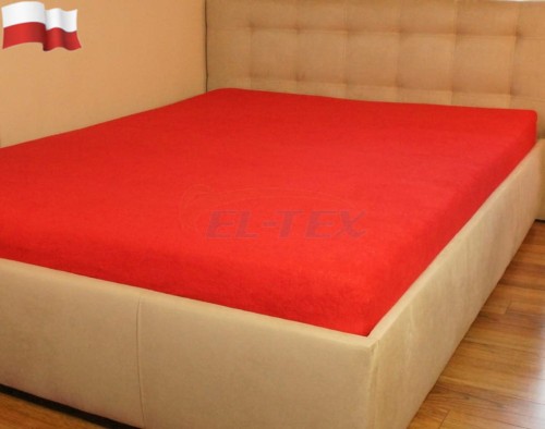 Prześcieradło Frotte 12 CZERWIEŃ.jpg