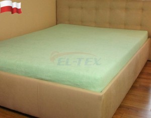 Prześcieradło frotte z gumką SELEDYN (26) 90x200