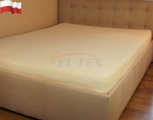 Prześcieradło frotte z gumką JASNA MORELA (31) 90x200