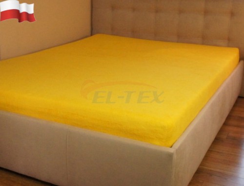 Prześcieradło Frotte 5 ŻÓŁTE KANARKOWE.jpg