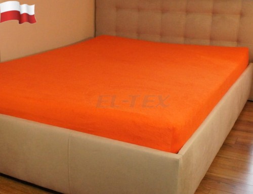 Prześcieradło Frotte 7 GŁĘBOKA POMARAŃCZ.jpg