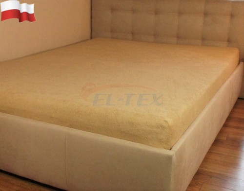 Prześcieradło Frotte 8 BEŻ.jpg