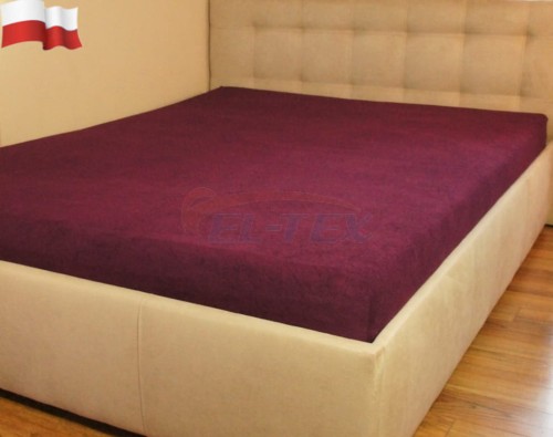 Prześcieradło Frotte BAKŁAŻAN 18.jpg