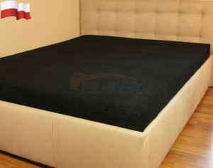 Prześcieradło frotte z gumką CZARNE (39) 200x220