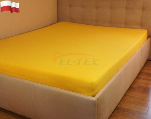 Prześcieradło Jersey 5 ŻÓŁTY KANARKOWY.jpg