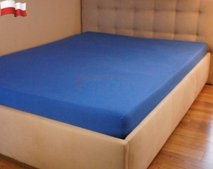 Prześcieradło jersey z gumką KOBALT (20) 160x200