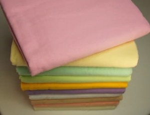Prześcieradło flanela bez gumki Róż 200x220