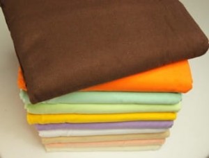 Prześcieradło flanela bez gumki Czekoladowy Brąz - 200x220