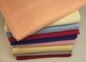 Prześcieradło flanela bez gumki - morelowy -  200x220